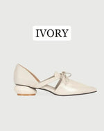 NE891 Leather Lab RIBBON OPEN SHANK FLATS