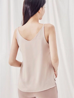 V-neck smooth chiffon suspender belt (ND607)