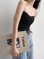 ND527 Breast-beautiful classic thin shoulder strap BRA TOP