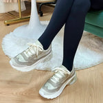 NH040 Leather Lab leather air-cushion sneakers