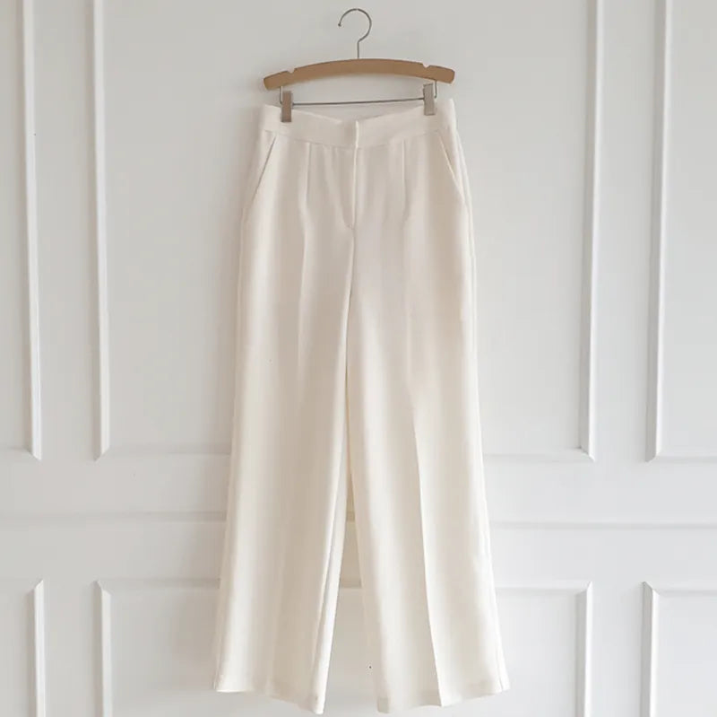 NH120PT high waist wide leg trousers