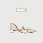 NE604 Leather Lab ROUND-HEEL STRAPPED PUMPS