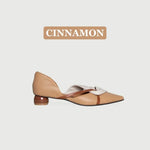 NE604 Leather Lab ROUND-HEEL STRAPPED PUMPS