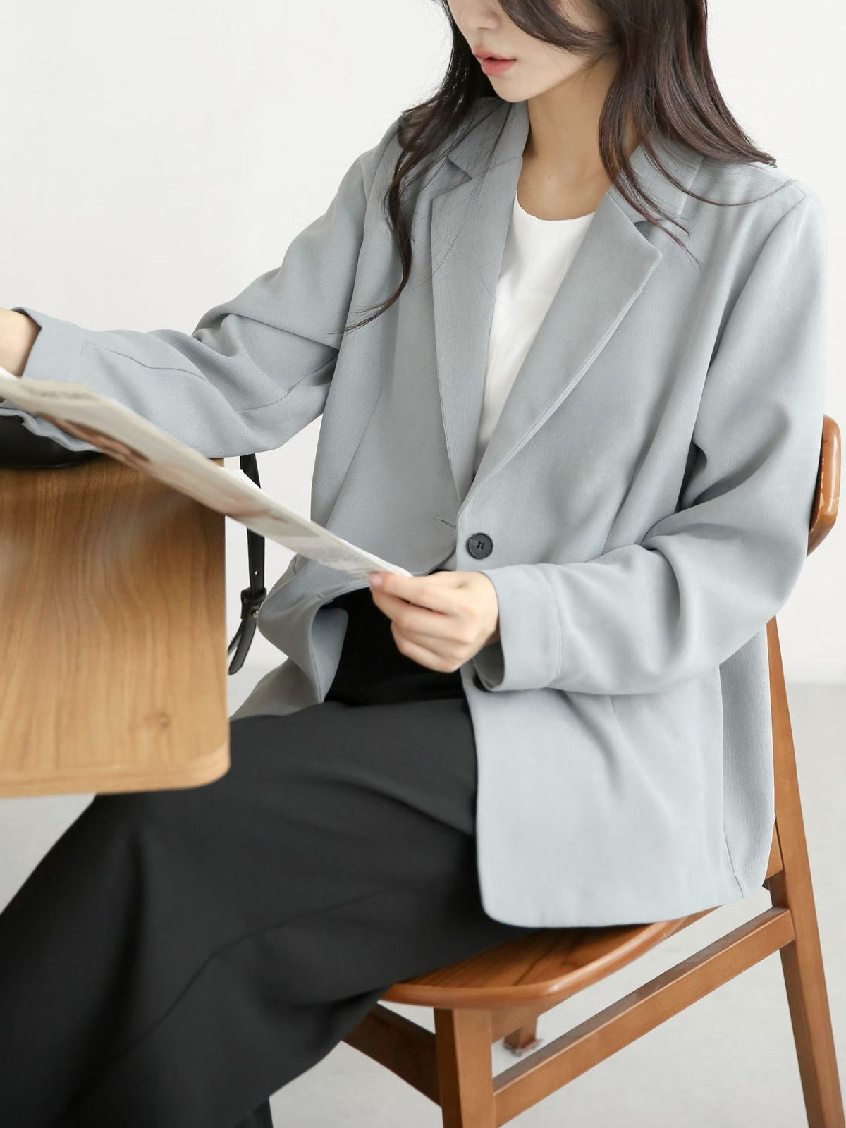 NK261 寬鬆收袖西裝外套