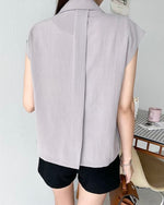 NK051 西裝領背心薄外套