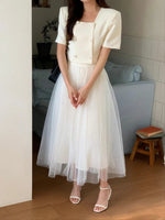 NK074 方領沙裙套裝 (可分開購買)