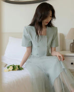 NK074 方領沙裙套裝 (可分開購買)