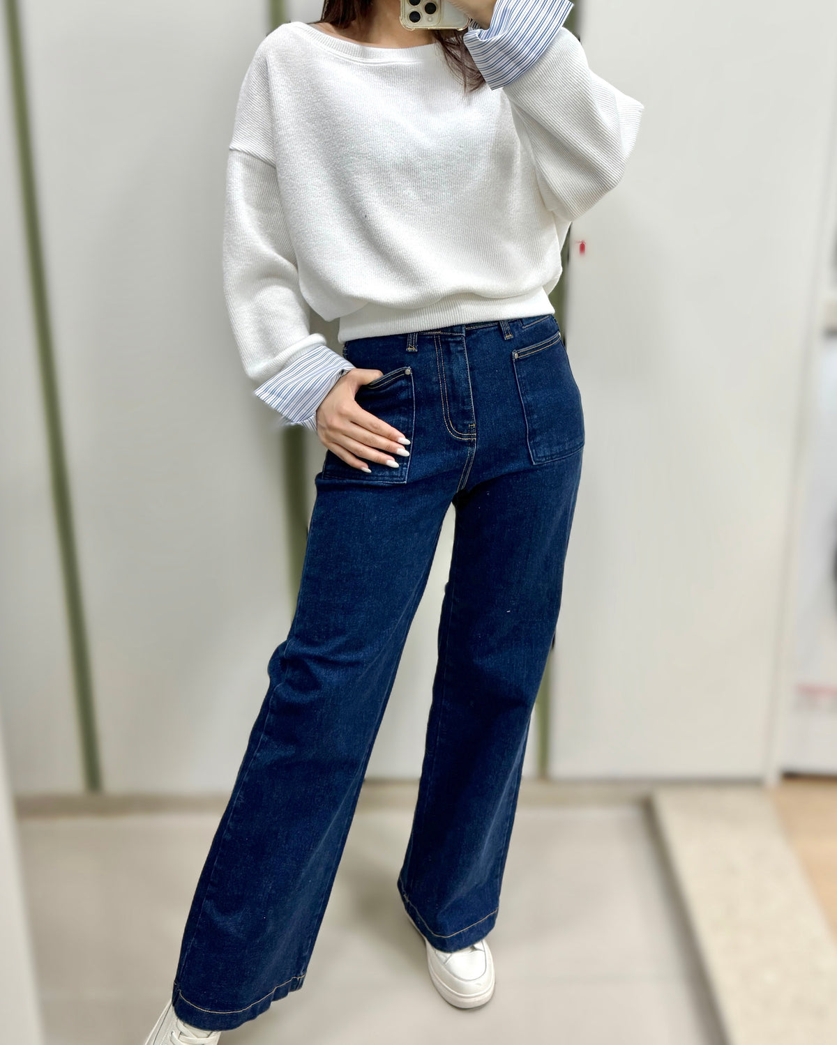 NH820 修身兩袋牛仔褲