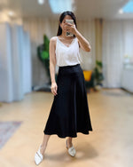 NK178 醋酸絲質半截裙(腰有彈性)