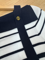 NK166 橫間冰絲針織上衣