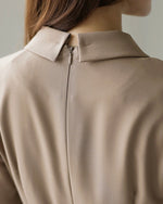 NH999 西裝領Ruffle裙擺連身裙