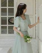 NK074 方領沙裙套裝 (可分開購買)