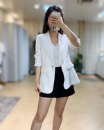 NK165 束袖Lace領邊薄西裝外套