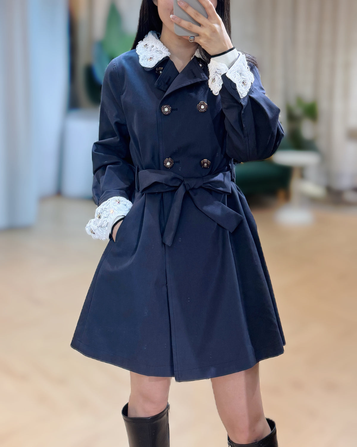 NK305 乾濕褸裙(LACE 可拆)