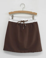 NK240 襯衫領衛衣短裙套裝