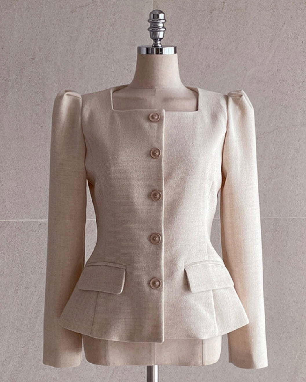 NK246 方領修腰夾克
