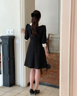 NK257 小香中袖連身裙