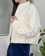 NK341 菱格紋夾綿外套