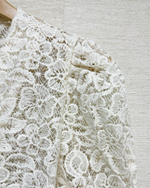 NK772 Lace公主袖短上衣