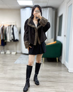 NK443 羊羔毛羊絨外套