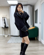 NK443 羊羔毛羊絨外套