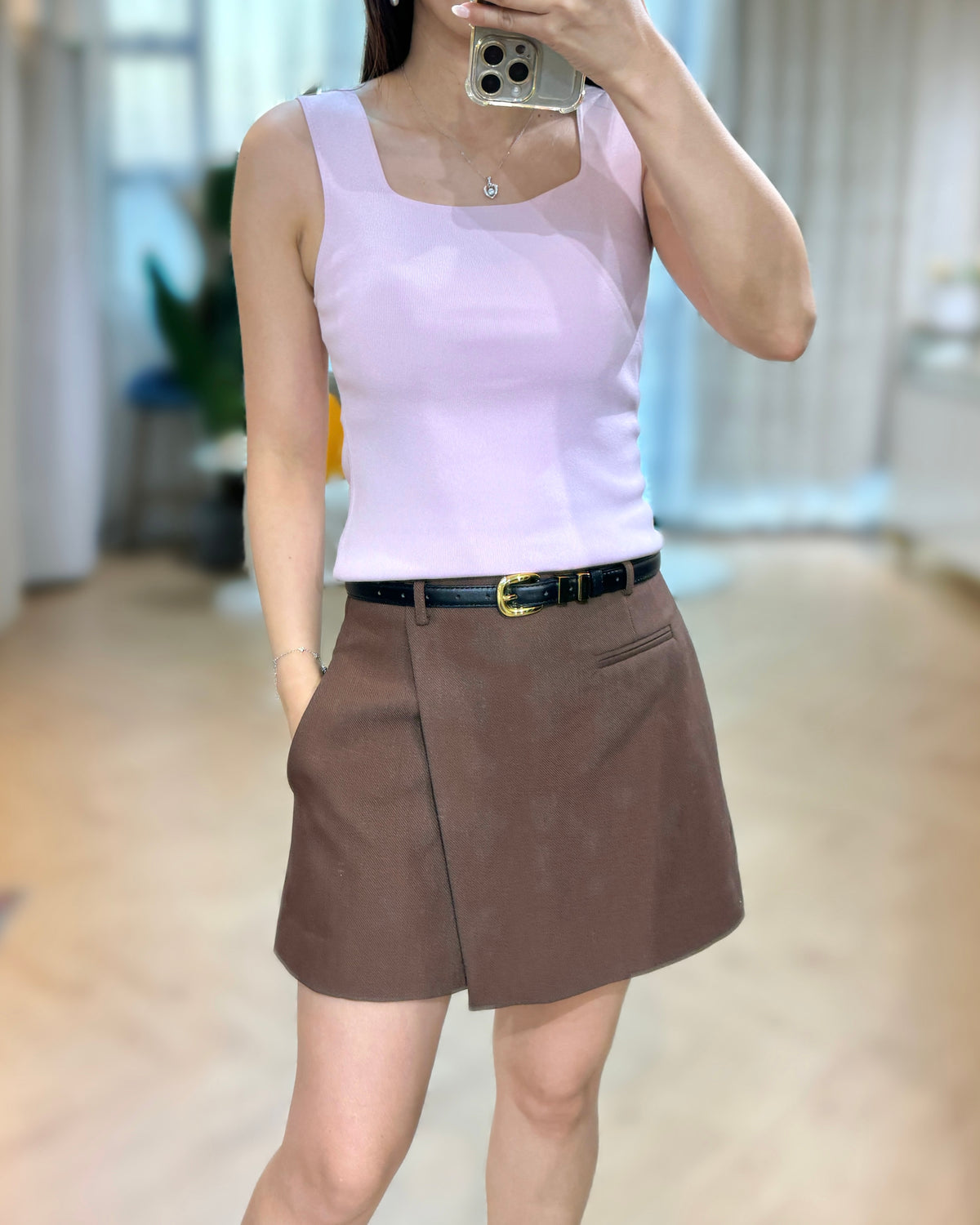 NH457 Tencel knitted vest