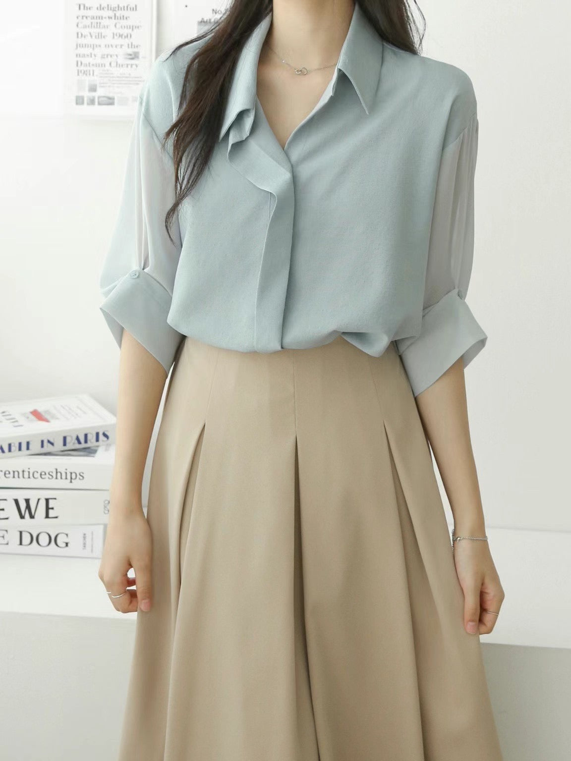 NK058 百搭雪紡上衣