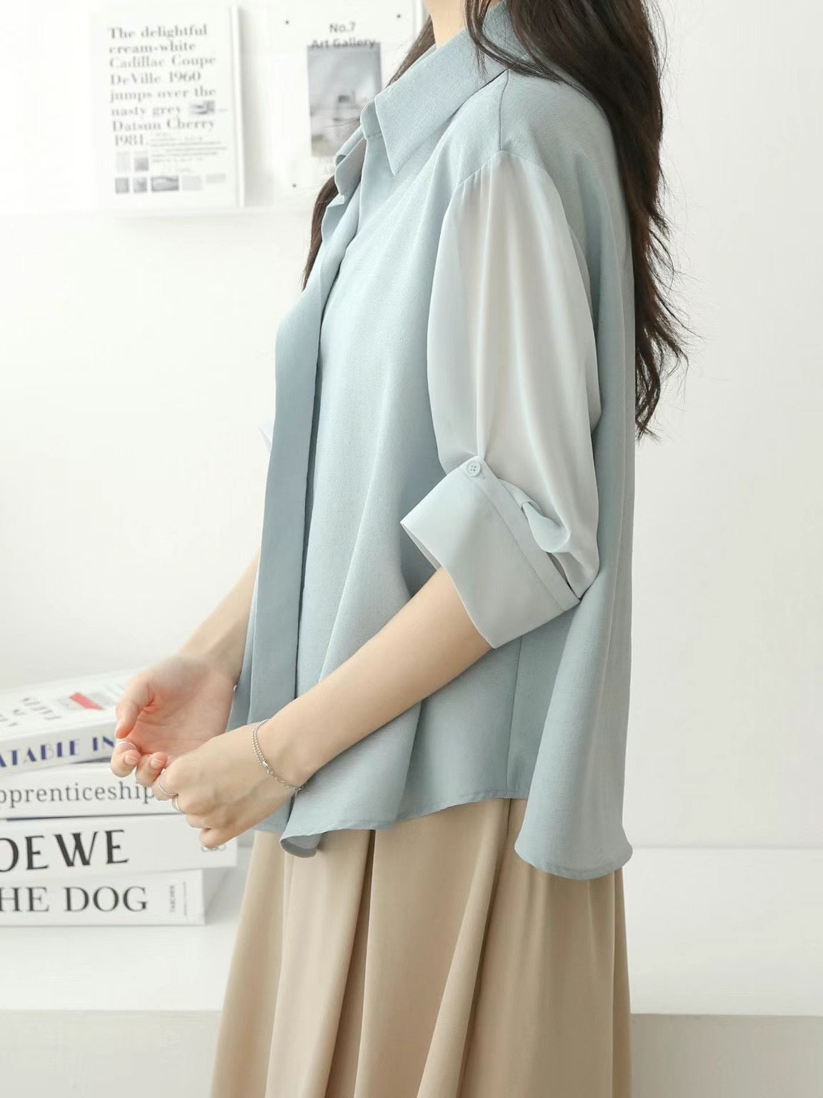 NK058 百搭雪紡上衣