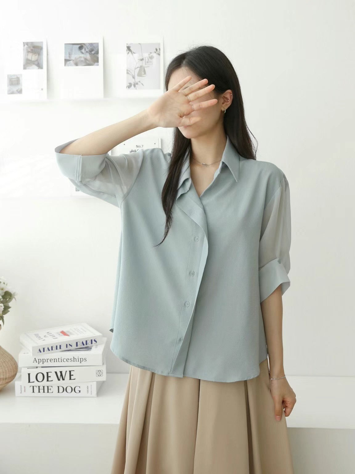 NK058 百搭雪紡上衣