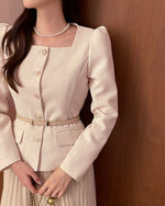 NK246 方領修腰夾克