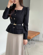 NK246 方領修腰夾克