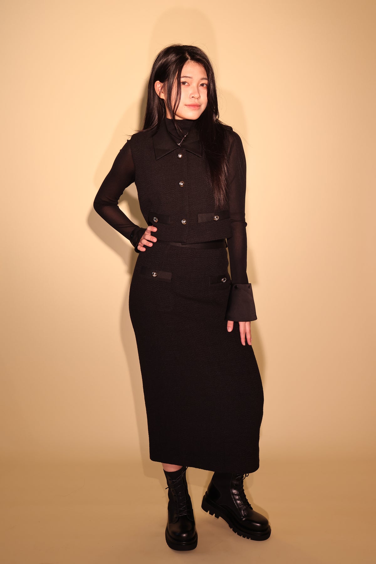 NH859 優雅小香兩件套裝