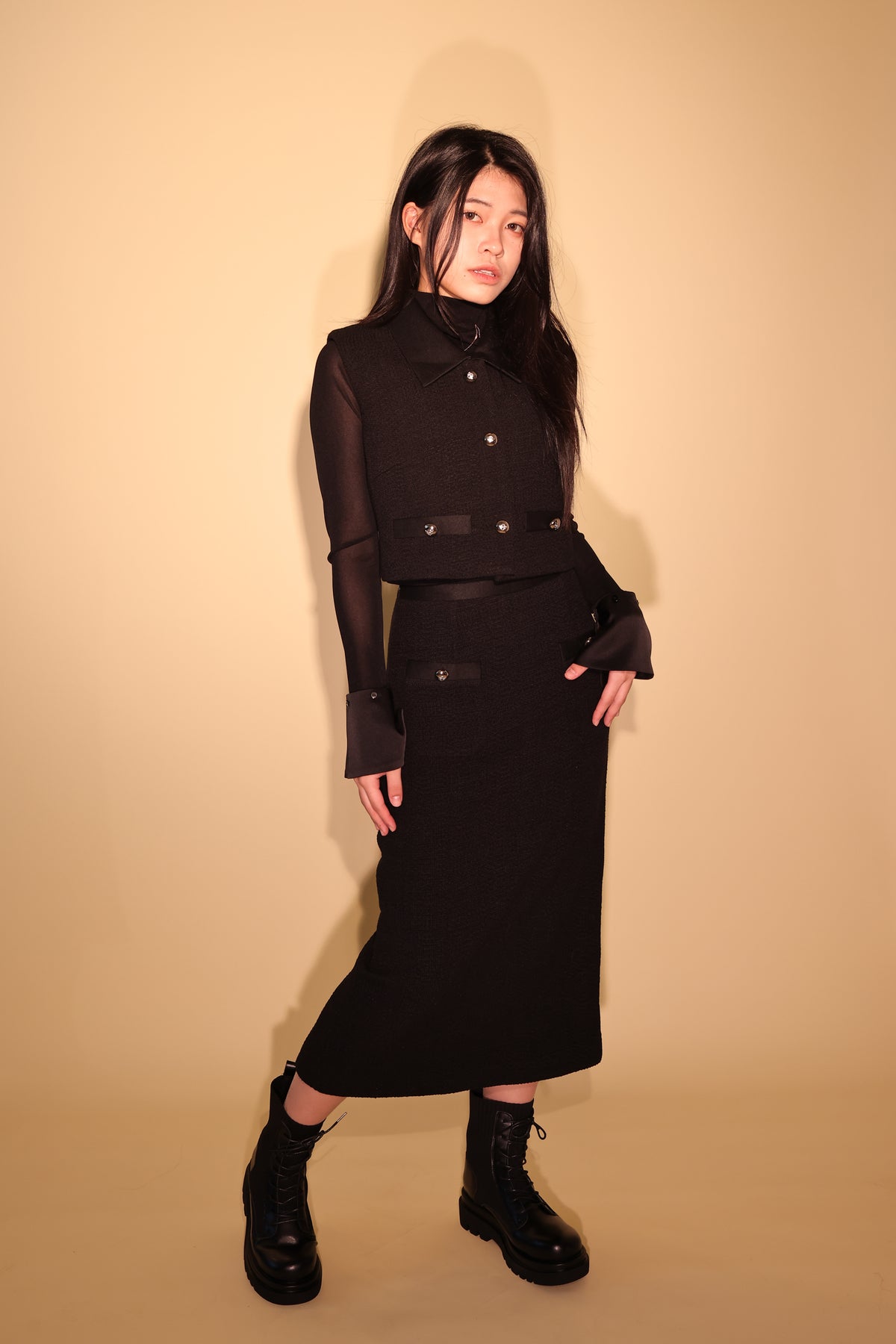 NH859 優雅小香兩件套裝