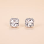 LVE035 La.Vie Square Stud Earrings