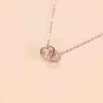 LVN038 Double Heart Necklace