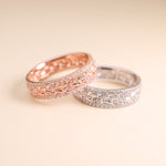 LVR013 Eternity Leaf Pattern Ring
