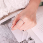 LVR018 LA.VIE SILVER PAVÉ RING