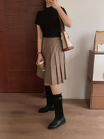 NK404 細帶皮扣騎士靴