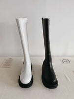 NK408 真皮彈力長筒靴