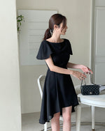 NK209 披肩傘型連身裙