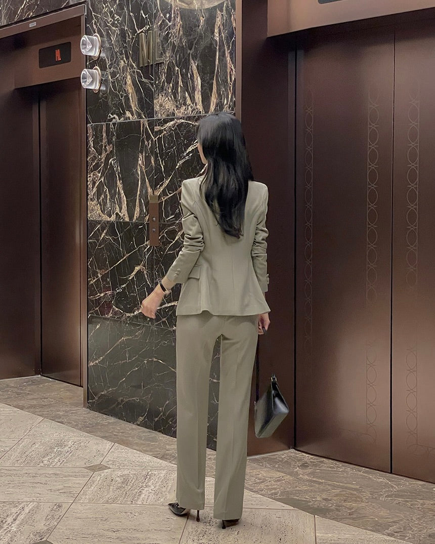 NK303 單扣西裝夾克套裝