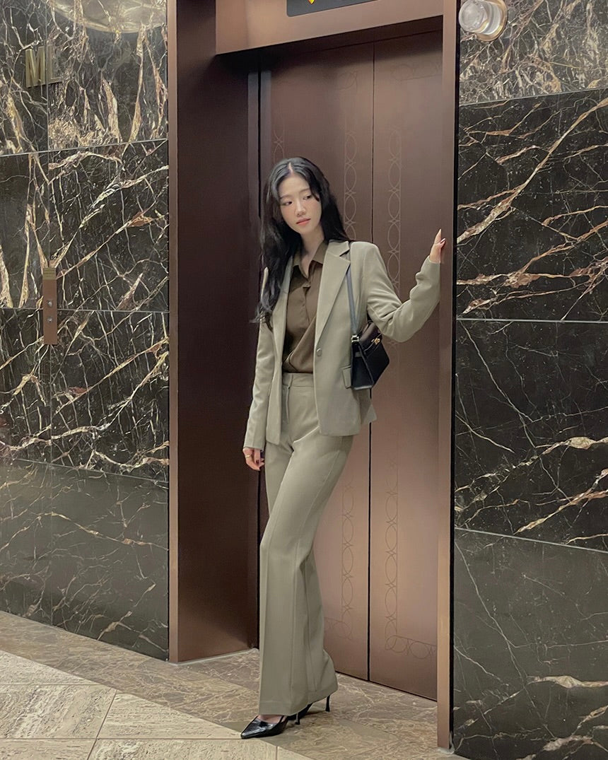 NK303 單扣西裝夾克套裝