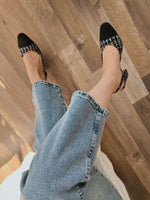 NK409 小香拼色高跟鞋