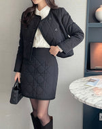 NK447 夾棉羽絨套裝