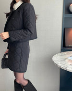 NK447 夾棉羽絨套裝