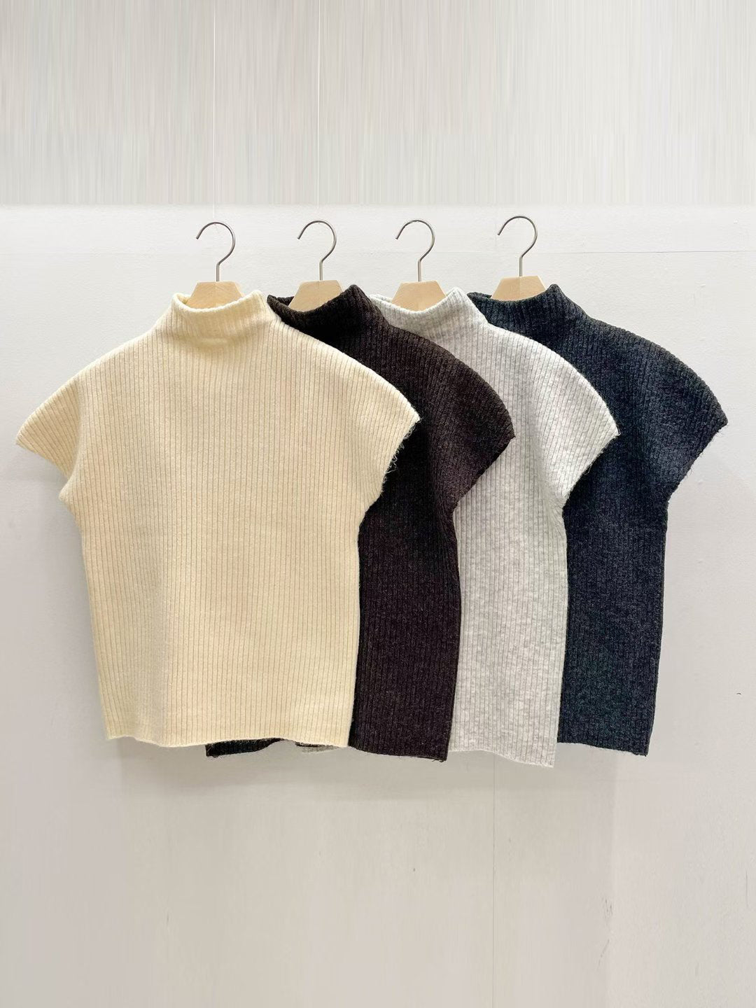 NK277 小飛袖高領上衣