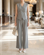 NK549 特色背心西褲套裝