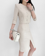 NK543 韓國ZABARA西裝裙套裝