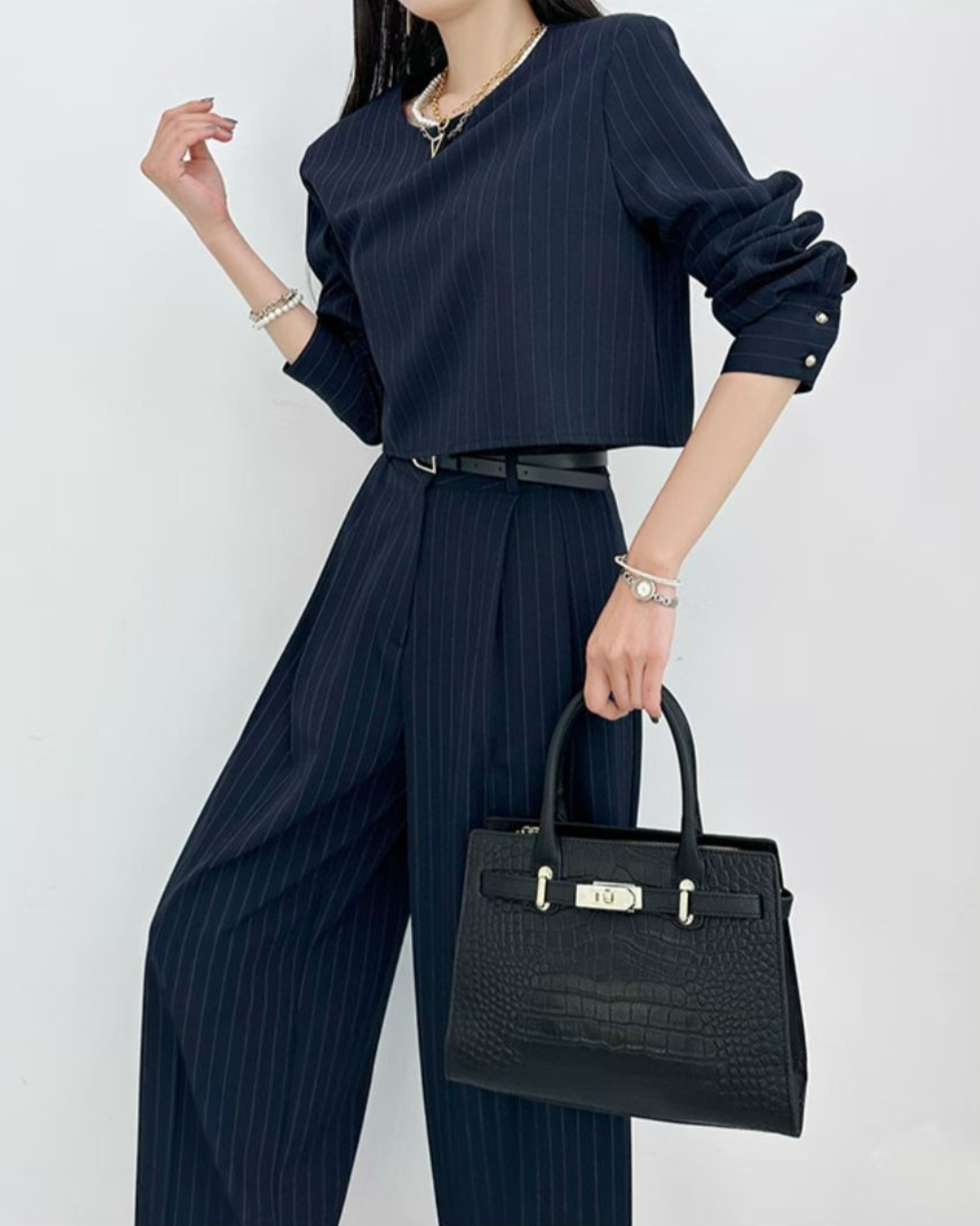 NK472 簡約線條套裝(含腰帶)