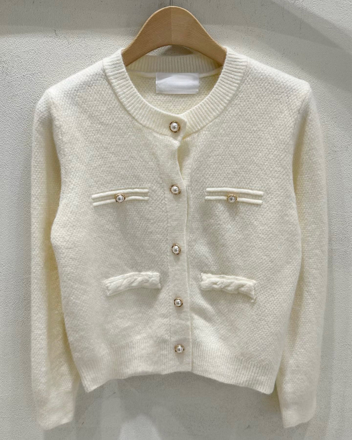 NK361 小香珍珠開襟外套